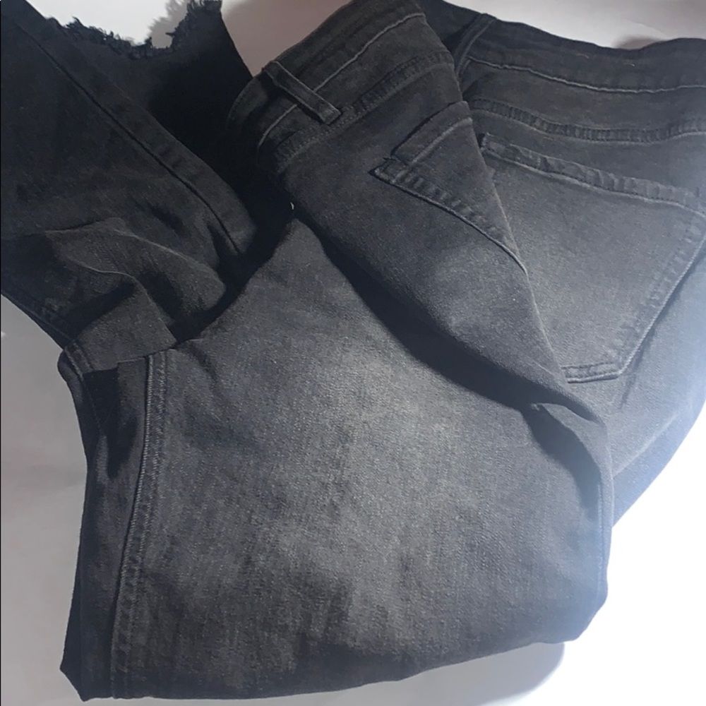 Target skinny high waisted jeans with slit